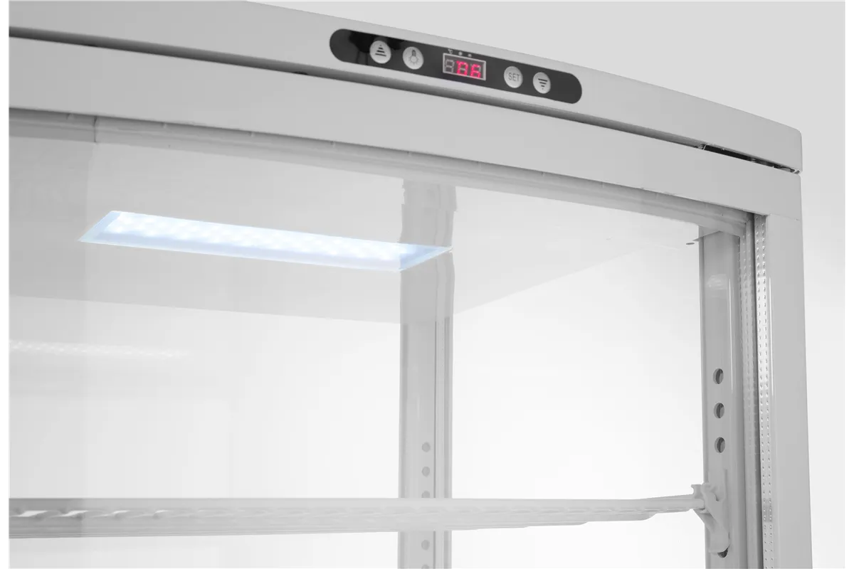 Witryna chłodnicza, 270 l, biały, 230V/290W, 556x526x1913mm Arktic 233696