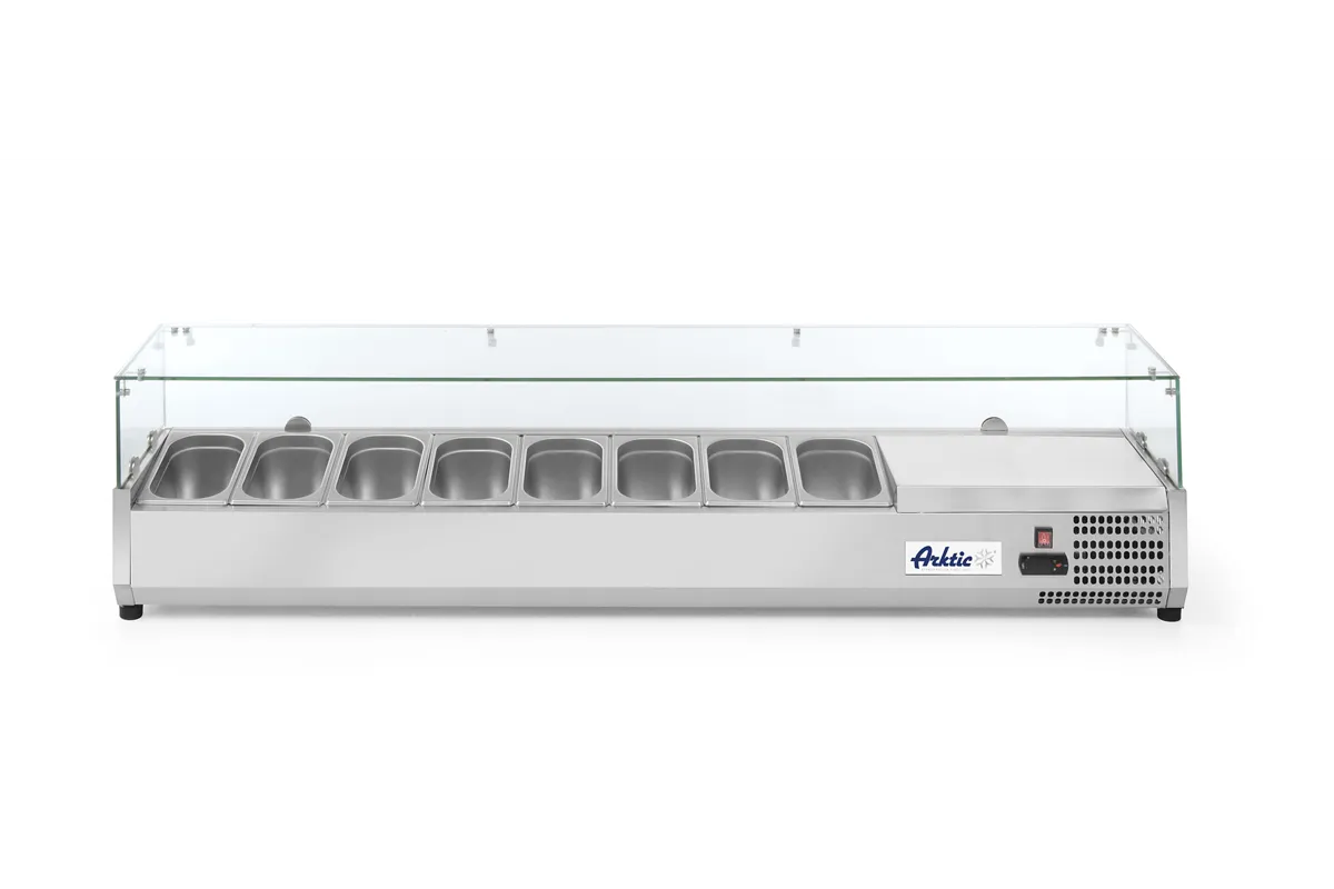 Nadstawa chłodnicza GN 1/4, 8x GN 1/4, 230V/180W, 1805x335x460mm Arktic 232927