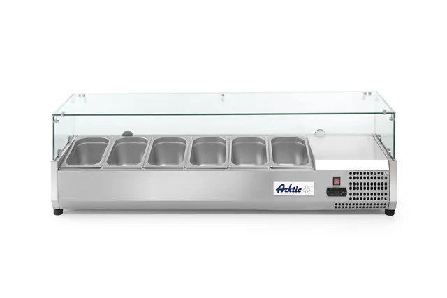 Nadstawa chłodnicza GN 1/3, 6x GN 1/3, 230V/180W, 1405x420x456mm Arktic 232972