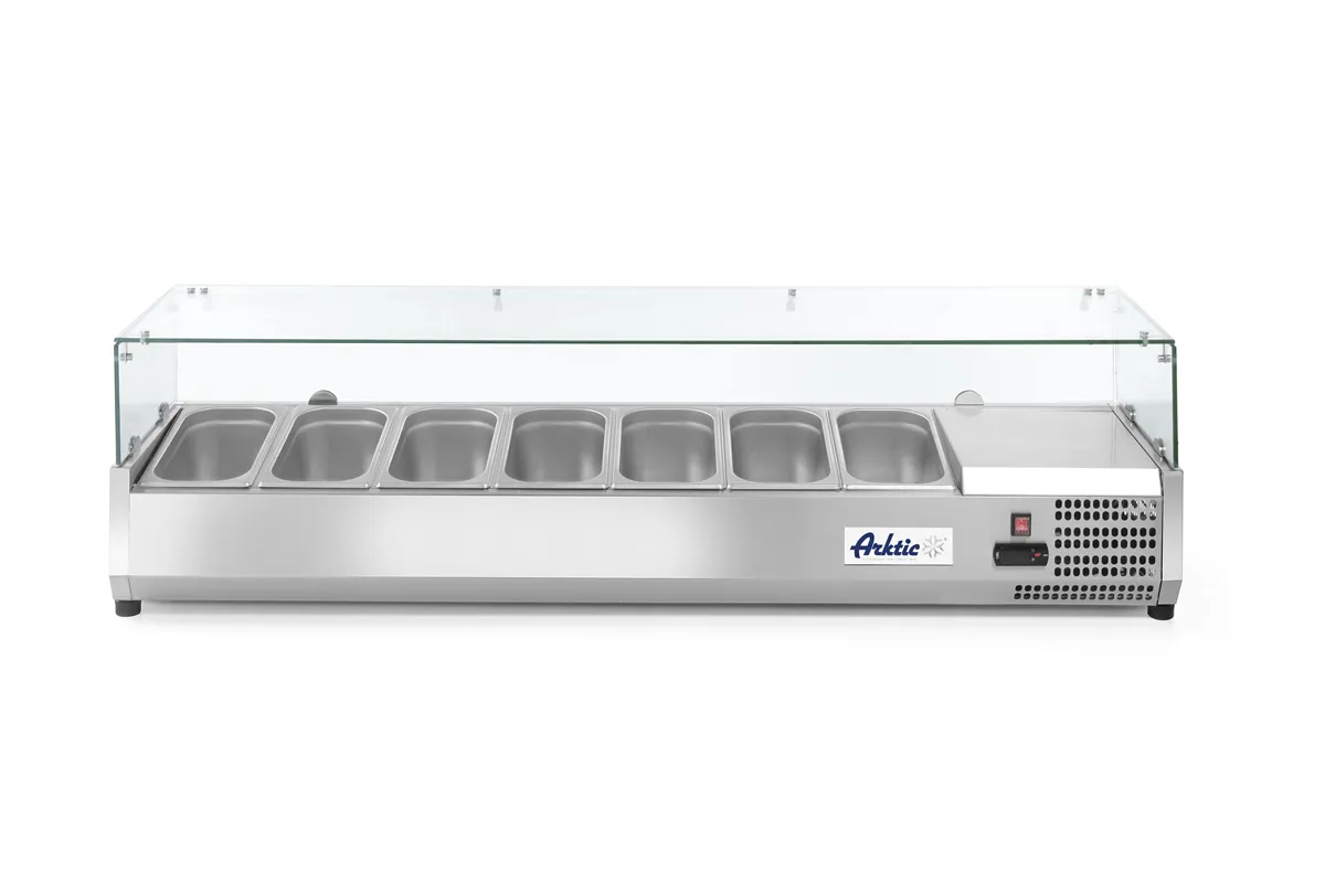 Nadstawa chłodnicza GN 1/3, 7x GN 1/3, 230V/180W, 1605x420x460mm Arktic 232989