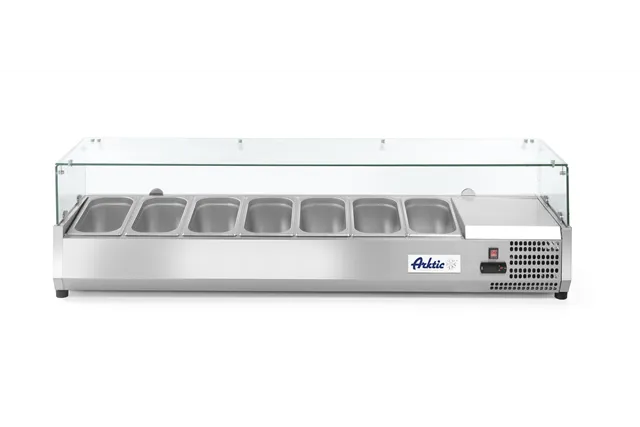 Nadstawa chłodnicza GN 1/3, 7x GN 1/3, 230V/180W, 1605x420x460mm Arktic 232989