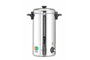 Warnik do wody o pojedynczych ściankach, 9L, srebrny, 230V/2200W, 340x227x468mm HENDI 209882
