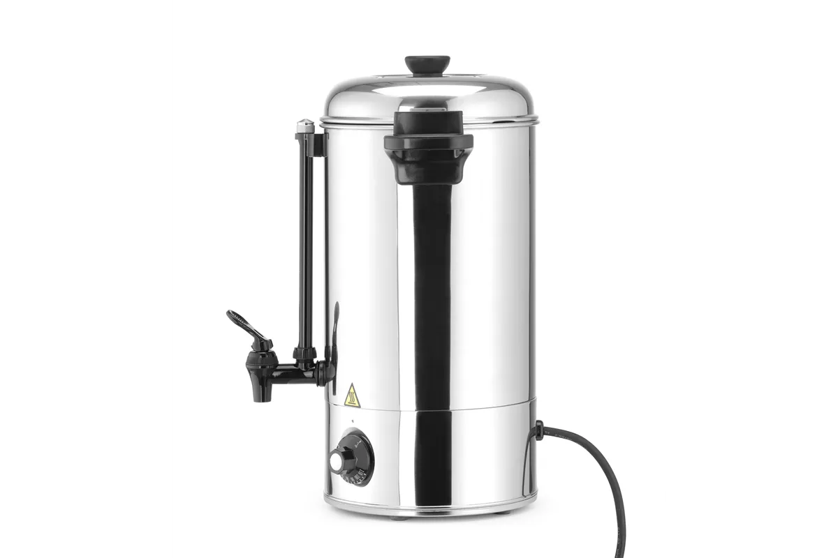 Warnik do wody o pojedynczych ściankach, 9L, srebrny, 230V/2200W, 340x227x468mm HENDI 209882