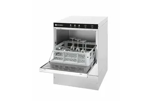 Zmywarka do szkła 40x40 – sterowana elektromechanicznie, 230V/2800W, 470x510x710mm HENDI 230299