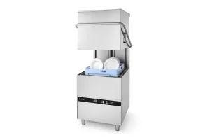 Zmywarka kapturowa 50x50 – sterowana elektromechanicznie, z dozownikiem detergentu, 400V/8600W, 745x903x1406mm HENDI 233061