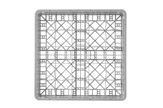 Kosz do szkła 500×500 mm, 25 przegródek – 90x90 mm, 500x500x104mm HENDI 877036