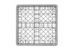 Kosz do szkła 500×500 mm, 25 przegródek – 90x90 mm, 500x500x104mm HENDI 877036