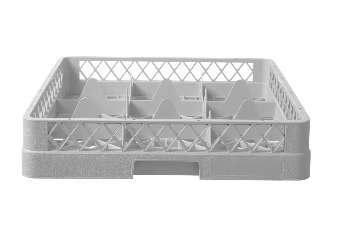 Kosz do szkła 500×500 mm, 9 przegródek – 150x150 mm, 500x500x104mm HENDI 877050