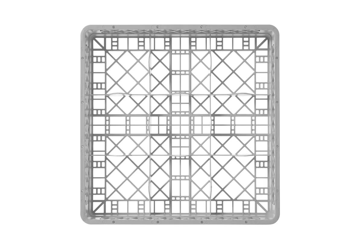 Kosz do szkła 500×500 mm, 9 przegródek – 150x150 mm, 500x500x104mm HENDI 877050
