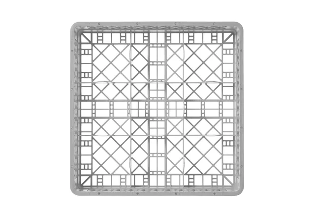 Kosz do szkła 500×500 mm, 9 przegródek – 150x150 mm, 500x500x104mm HENDI 877050