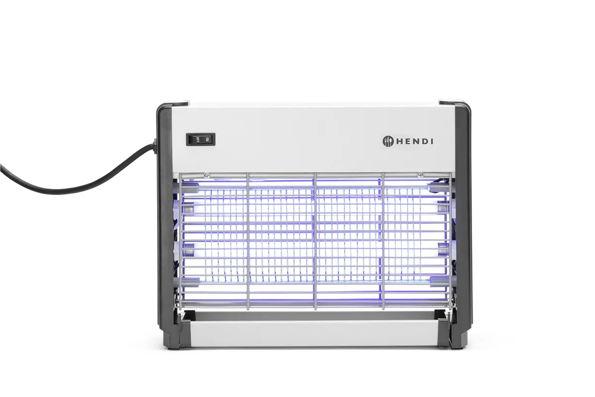 Lampa owadobójcza, Zasięg działania: 50 m², 230V/26W, 379x103x265mm HENDI 270158
