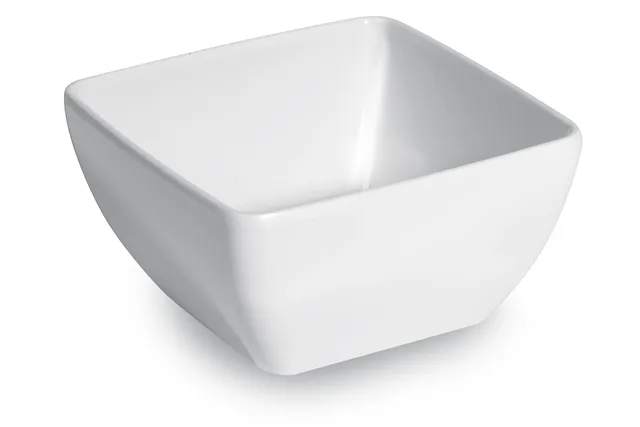 Miska kwadratowa, biały, 190x190x100mm HENDI 561577