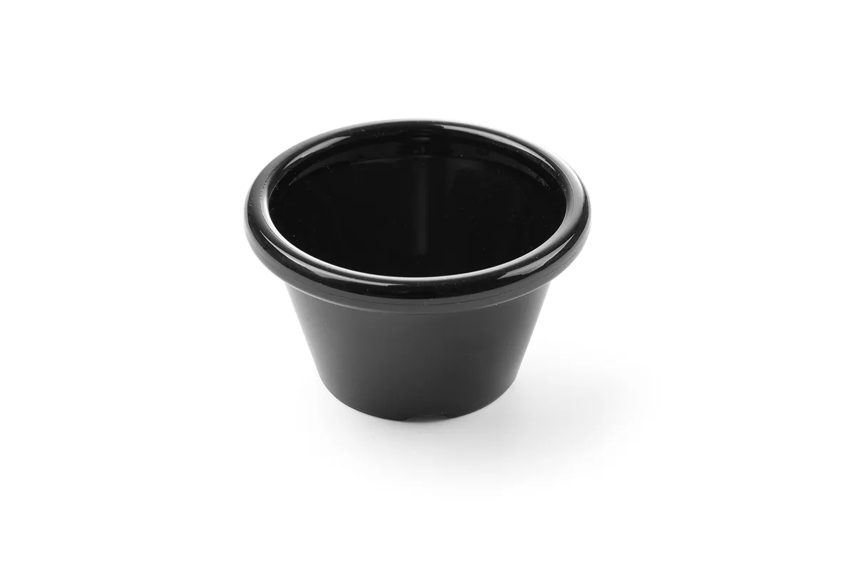 Miseczka ramekin, 0,045L, czarny, 12 szt., ⌀60x35mm HENDI 565605