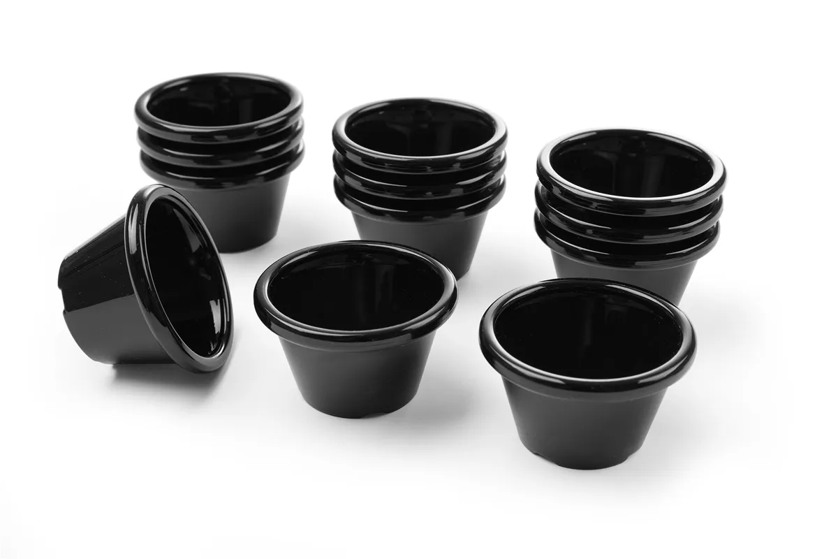 Miseczka ramekin, 0,045L, czarny, 12 szt., ⌀60x35mm HENDI 565605
