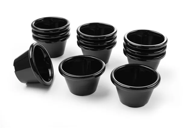 Miseczka ramekin, 0,045L, czarny, 12 szt., ⌀60x35mm HENDI 565605