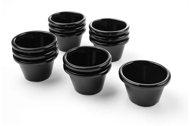 Miseczka ramekin, 0,045L, czarny, 12 szt., ⌀60x35mm HENDI 565605