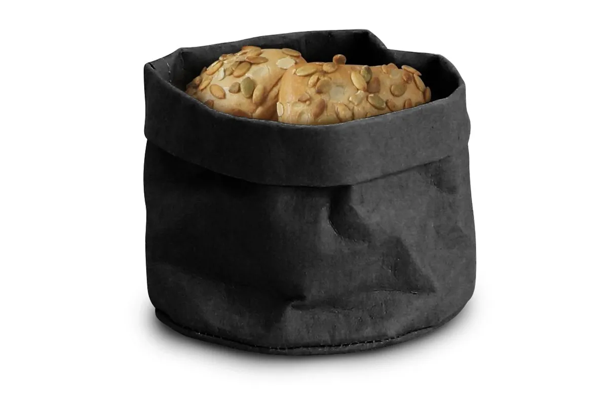 Torba papierowa na pieczywo, czarny, 170x170x150mm HENDI 429211