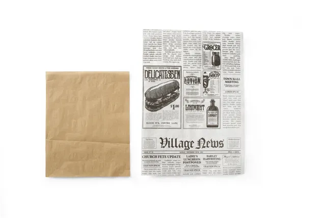 Papier pergaminowy, wydruk gazety, 500 szt., 250x350mm HENDI 678107