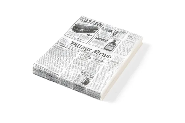 Papier pergaminowy, wydruk gazety, 500 szt., 200x250mm HENDI 678121