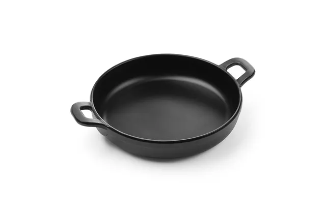 Rondelek czarny Little Chef mini okrągły, czarny, 189x147x37mm HENDI 564530