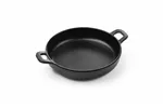 Rondelek czarny Little Chef mini okrągły, czarny, 189x147x37mm HENDI 564530