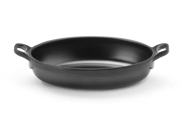 Rondelek czarny mini owalny Little Chef, czarny, 155x80x37mm Fine Dine 564547