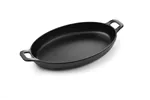 Rondelek czarny mini owalny Little Chef, czarny, 263x140x37mm Fine Dine 564554