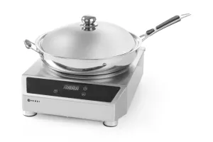 Wok indukcyjny 3500, Profi Line, kuchenka + wok, 230V/3500W, 340x450x295mm HENDI 239681