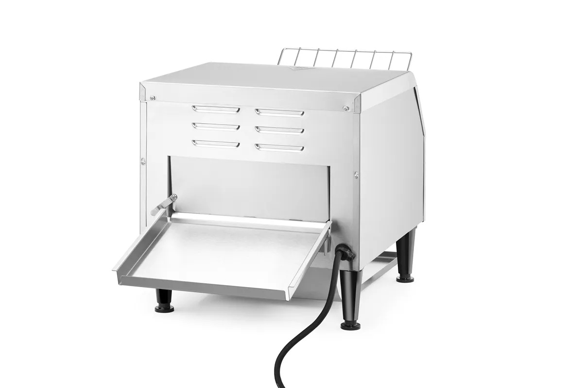 Toster przelotowy podwójny, srebrny, 230V/2240W, 418x365x390mm HENDI 261309