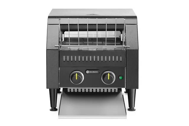 Toster przelotowy podwójny, czarny, 230V/2240W, 418x368x415mm HENDI 261354