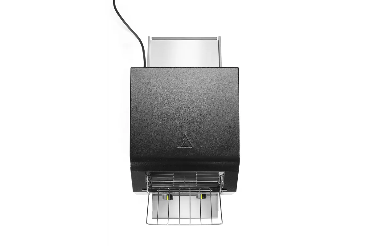 Toster przelotowy podwójny, czarny, 230V/2240W, 418x368x415mm HENDI 261354