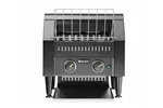 Toster przelotowy podwójny, czarny, 230V/2240W, 418x368x415mm HENDI 261354