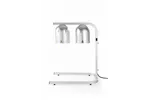 Lampa do podgrzewania potraw, podwójna, srebrny, 230V/250W, 453x360x790mm HENDI 273906
