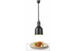 Lampa do podgrzewania potraw wisząca, cylindryczna, czarny, 230V/250W, ⌀175x250mm HENDI 273852