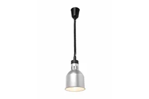 Lampa do podgrzewania potraw wisząca, cylindryczna, srebrny, 230V/250W, ⌀175x250mm HENDI 273883