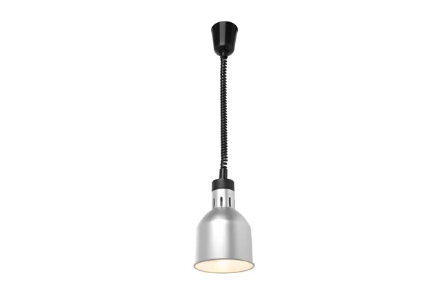 Lampa do podgrzewania potraw wisząca, cylindryczna, srebrny, 230V/250W, ⌀175x250mm HENDI 273883