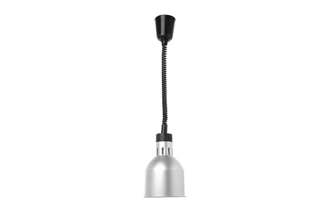 Lampa do podgrzewania potraw wisząca, cylindryczna, srebrny, 230V/250W, ⌀175x250mm HENDI 273883