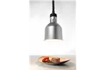 Lampa do podgrzewania potraw wisząca, cylindryczna, srebrny, 230V/250W, ⌀175x250mm HENDI 273883