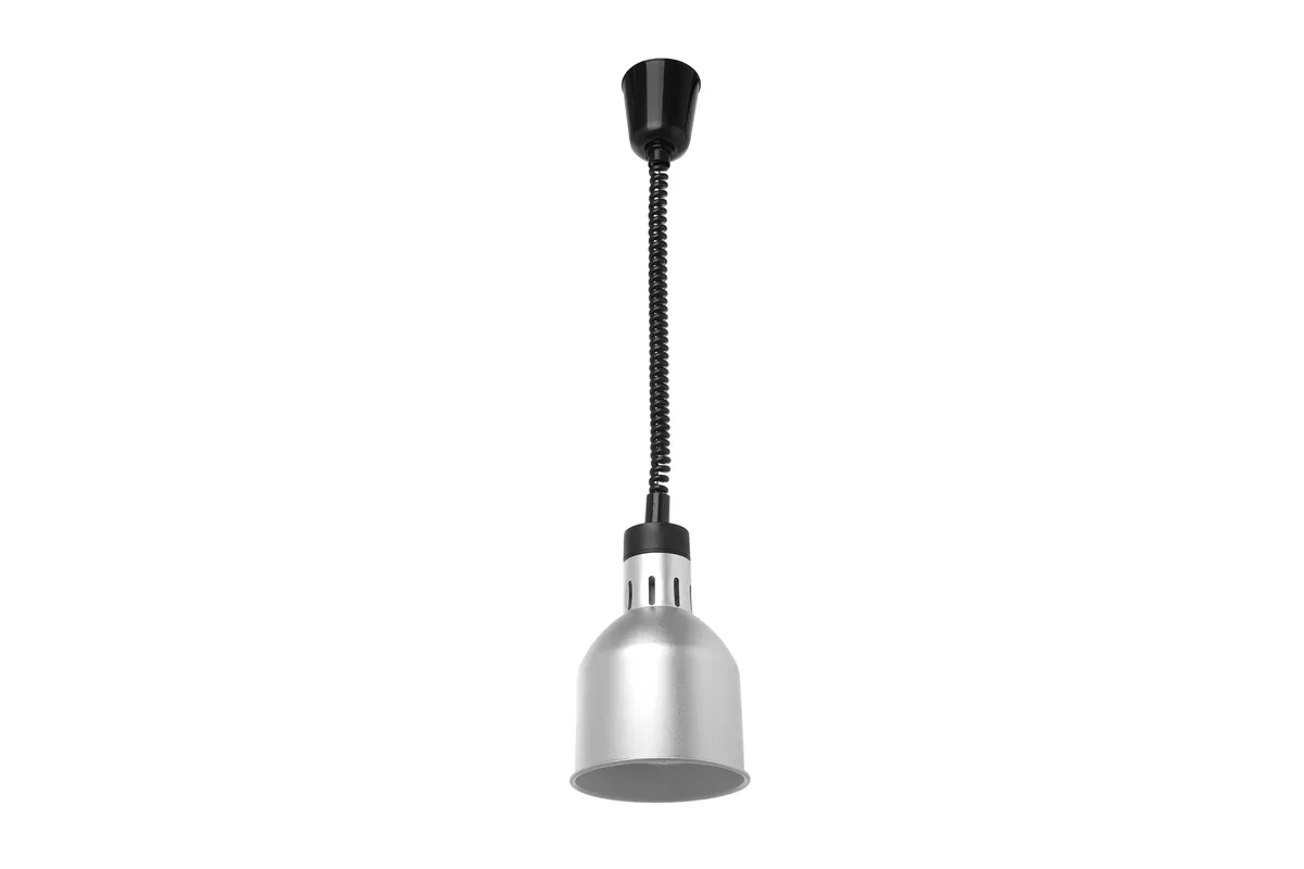 Lampa do podgrzewania potraw wisząca, cylindryczna, srebrny, 230V/250W, ⌀175x250mm HENDI 273883