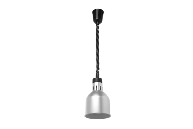 Lampa do podgrzewania potraw wisząca, cylindryczna, srebrny, 230V/250W, ⌀175x250mm HENDI 273883