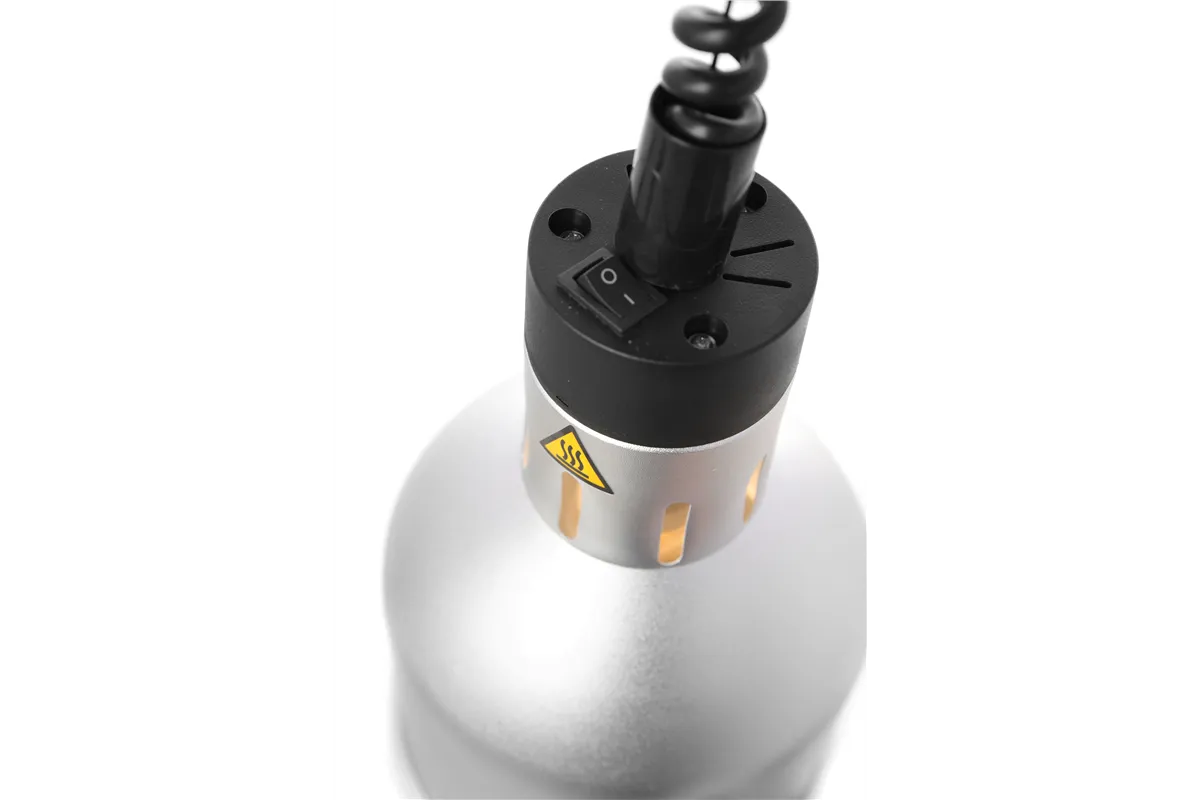 Lampa do podgrzewania potraw wisząca, cylindryczna, srebrny, 230V/250W, ⌀175x250mm HENDI 273883