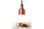 Lampa do podgrzewania potraw wisząca, cylindryczna, miedziany, 230V/250W, ⌀175x250mm HENDI 273890