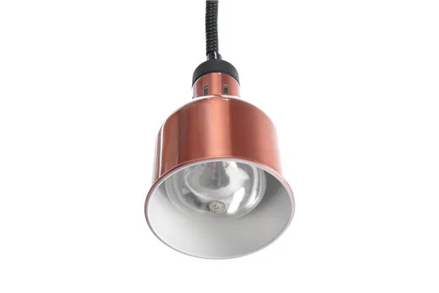 Lampa do podgrzewania potraw wisząca, cylindryczna, miedziany, 230V/250W, ⌀175x250mm HENDI 273890