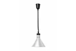 Lampa do podgrzewania potraw wisząca, stożkowa, srebrny, 230V/250W, ⌀275x250mm HENDI 273869