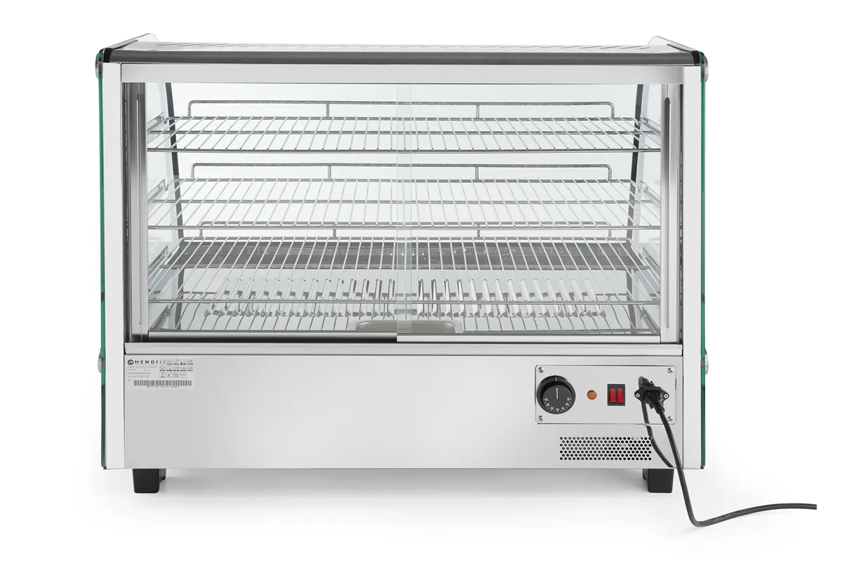 Witryna grzewcza nastawna, 160 litrów, 230V/1500W, 885x570x680mm HENDI 233733