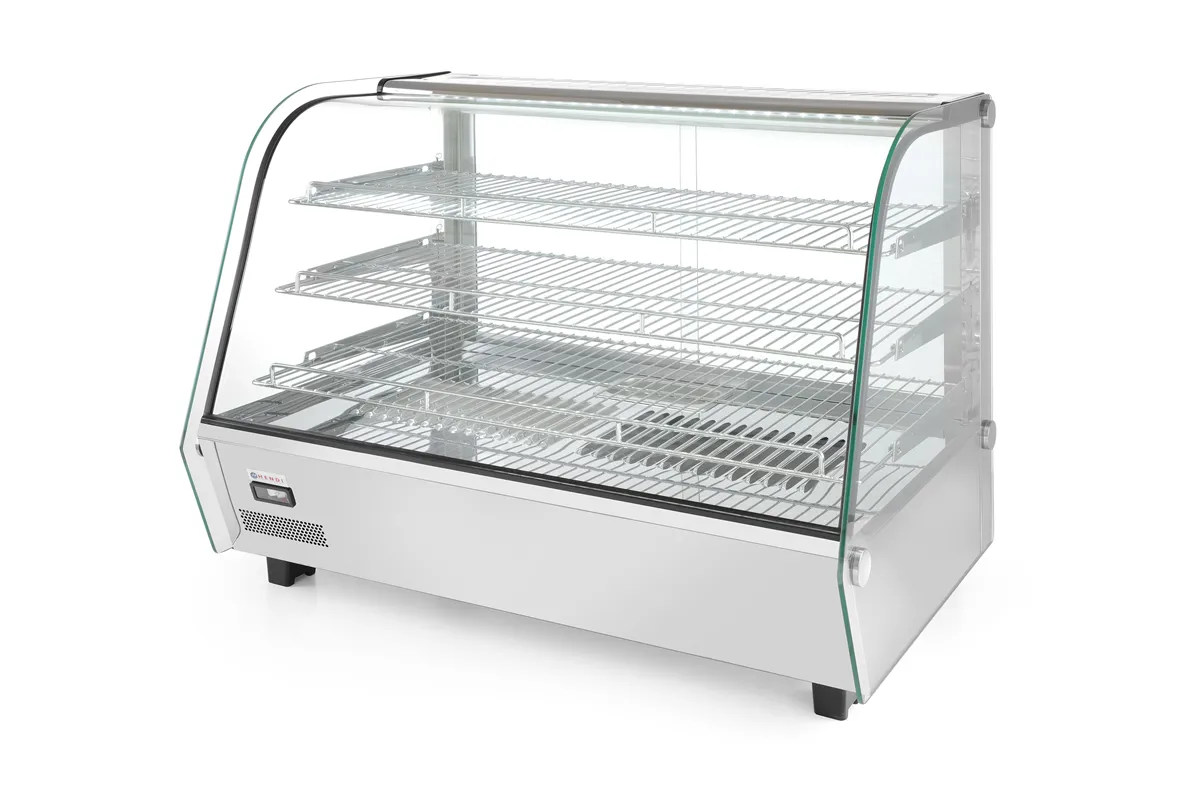 Witryna grzewcza nastawna, 160 litrów, 230V/1500W, 885x570x680mm HENDI 233733