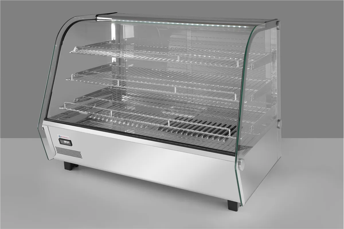 Witryna grzewcza nastawna, 160 litrów, 230V/1500W, 885x570x680mm HENDI 233733