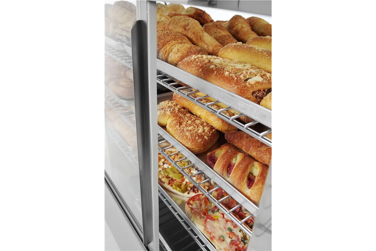Witryna grzewcza nastawna, 160 litrów, 230V/1500W, 885x570x680mm HENDI 233733