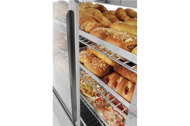 Witryna grzewcza nastawna, 160 litrów, 230V/1500W, 885x570x680mm HENDI 233733