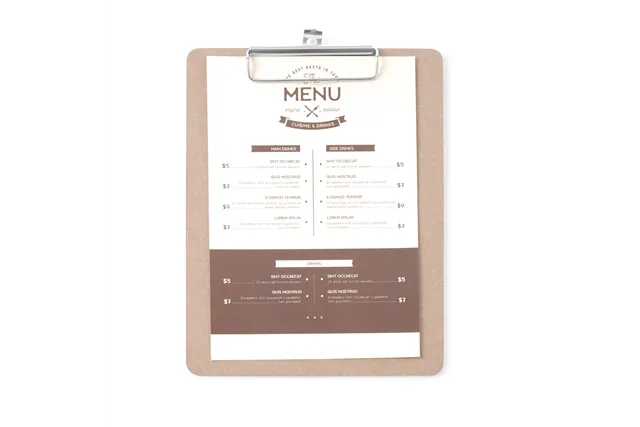 Podkładka pod kartę menu, 185x245mm HENDI 664162